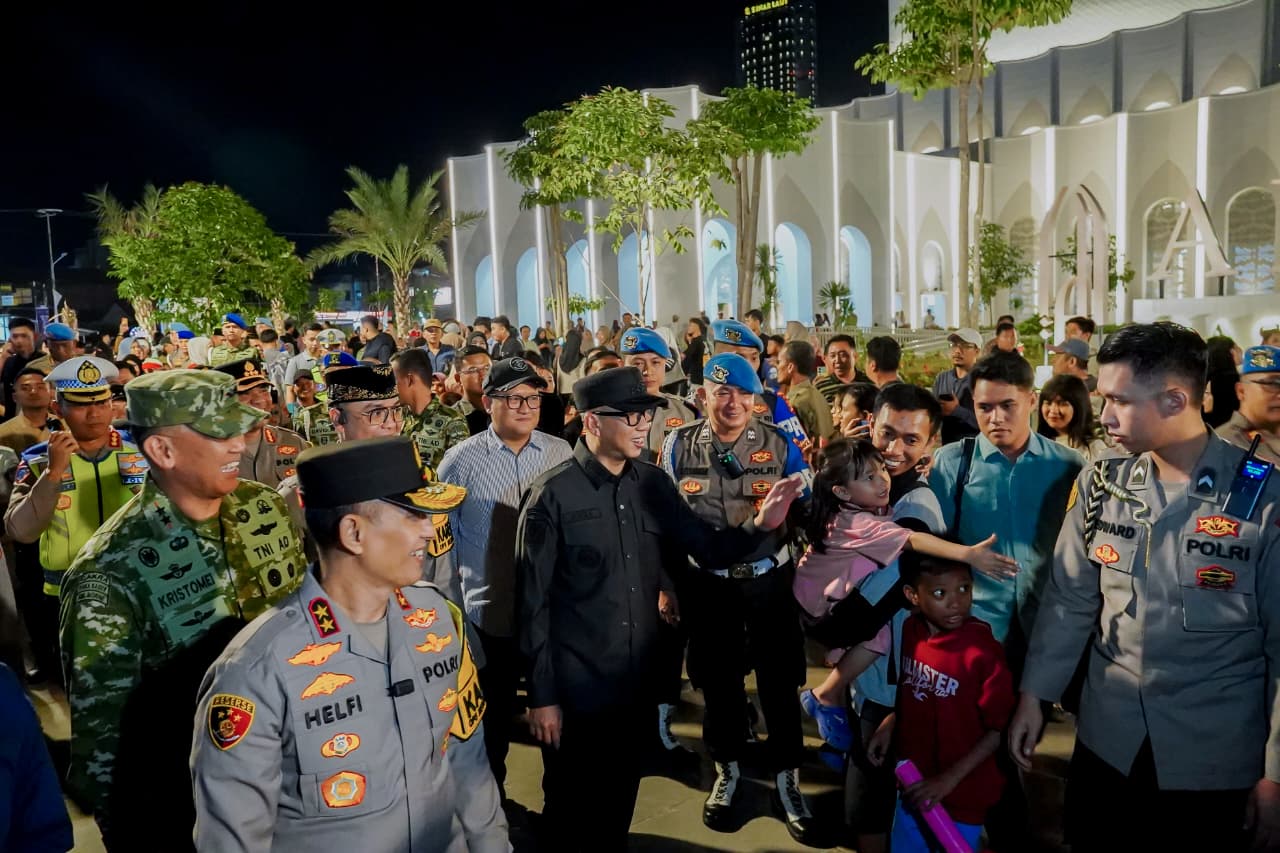 Lampung Kondusif Saat Malam Takbiran, Gubernur dan Forkopimda Lakukan Pemantauan Langsung